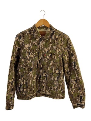 Supreme G Jacket 13AW Camouflage Canvas Trucker S Cotton Khaki 
