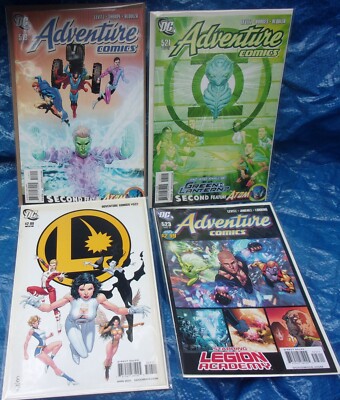 DC Adventure Comics #519 521 522 523 Lot The Atom Green Lantern Legion Academy