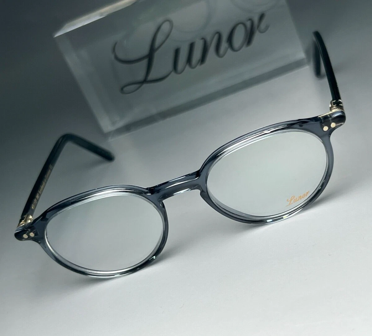 BRAND NEW LUNOR EYEGLASSES FOR ADULT UNISEX A5 215 41 DARK GRAY 46-140 HANDMADE