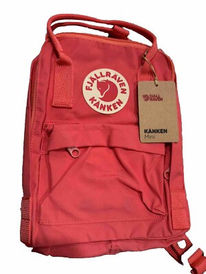 Fjallraven Kanken Mini Backpack In Peach Pink, perfect for Outdoor
