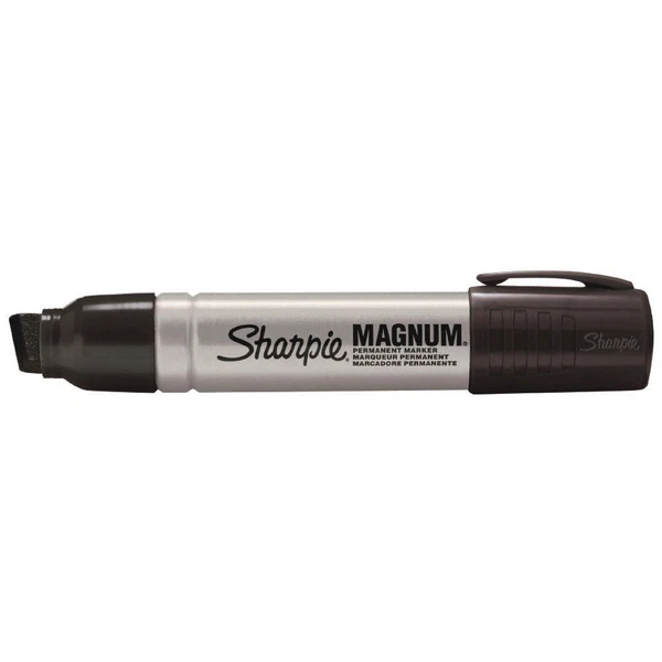 Sharpie Permanent Marker, Large Chisel - 4 marker