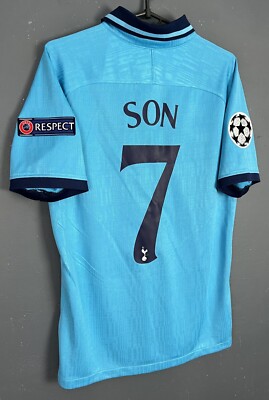 トッテナム SON 7番 サッカーTシャツ MENS TOTTENHAM HOTSPUR 2019/2020 SON #7 UEFA SOCCER FOOTBALL SHIRT