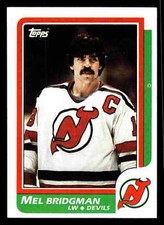 1986-87 Topps Mel Bridgman #136 - New Jersey Devils
