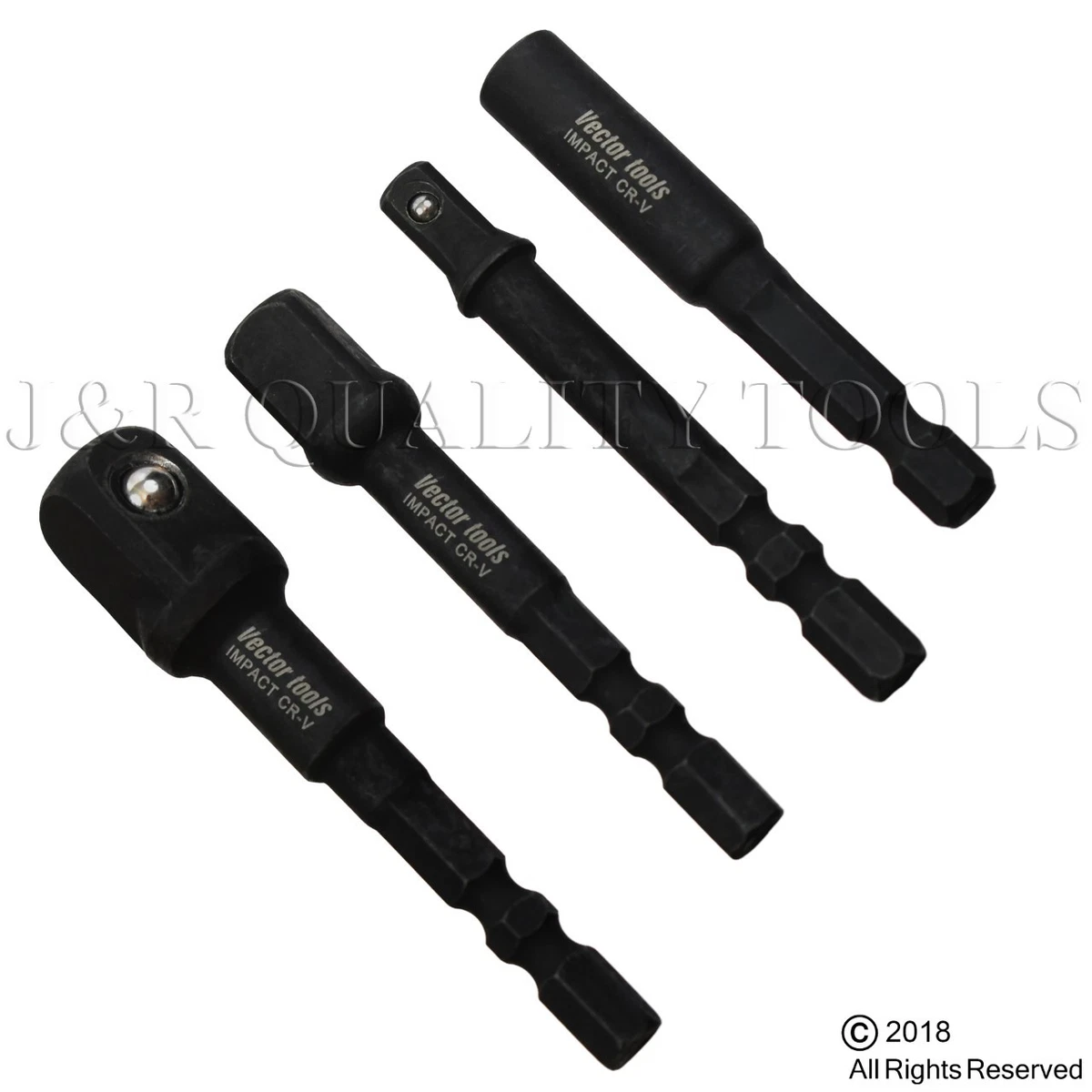 Juego De Adaptadores De Broca, Con 10 Brocas, Robusto Y Fácil De Usar, Broca En Angulo De 90 Grados Para Llaves De Impacto, Para Taladrar En Madera, Metal, Plástico, Etc (plata