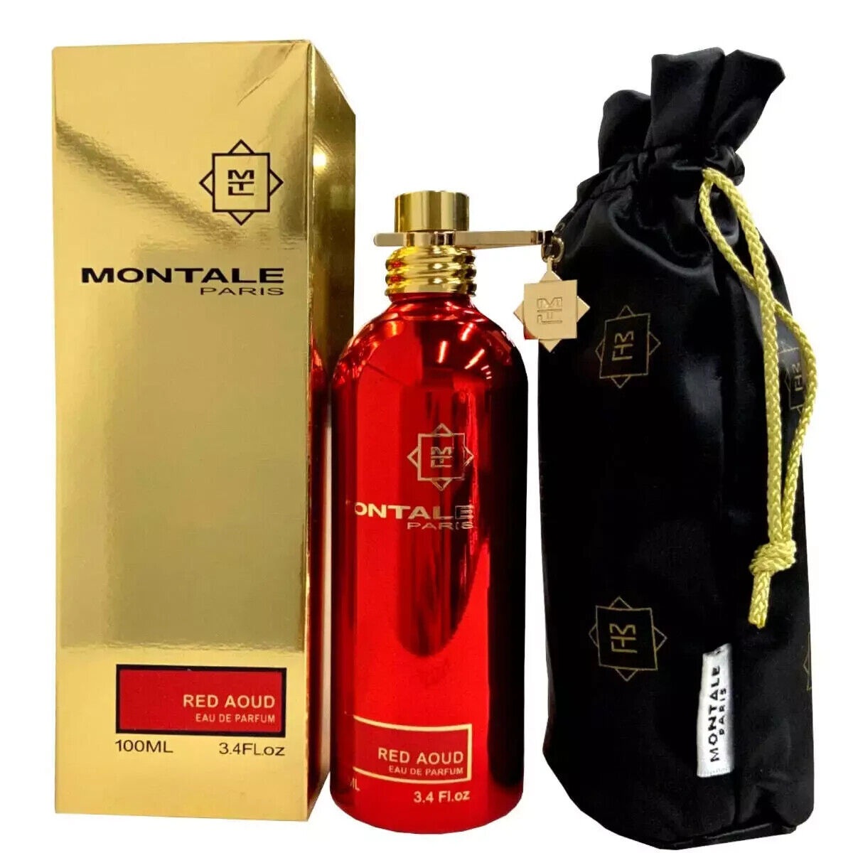 Montale Red Aoud Eau De Parfum Spray By Montale - 3.4 oz Montale Red Aoud Eau De Parfum Spray By Montale - 3.4 oz