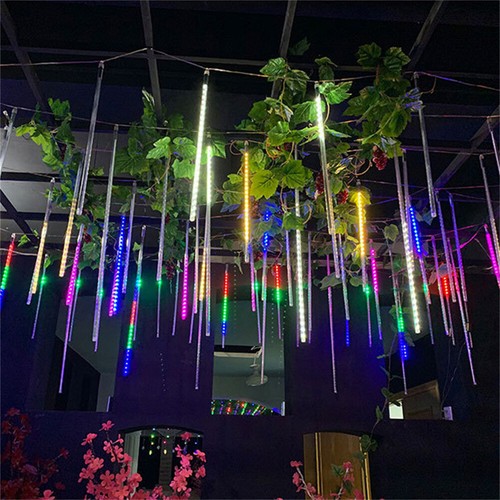 LED Meteor Shower Rain Drop String Lights Xmas Falling Star Tree Decor Outdoor - Picture 16 of 32