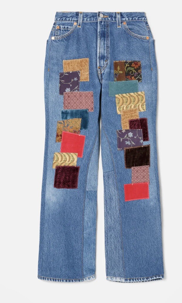 70s Patched Jeans 