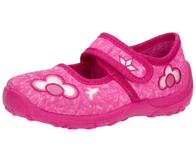 Hausschuh rosa LICO Sweet Girl Klettverschluss Mädchen