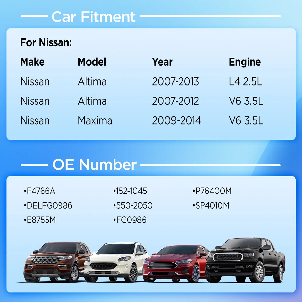 Fuel Pump Assembly For Nissan Altima 2007-2013 2.5L Maxima 2009 2010-2014 3.5L Foto 3 de 4