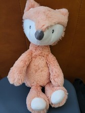 Baby Gund TOOTHPICK FOX RENARD 12" Stuffed Animal Plush Pale Orange