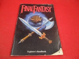 Final Fantasy (Nintendo NES, 1990) COMPLETE w/ Box manual game maps WORKS! #E