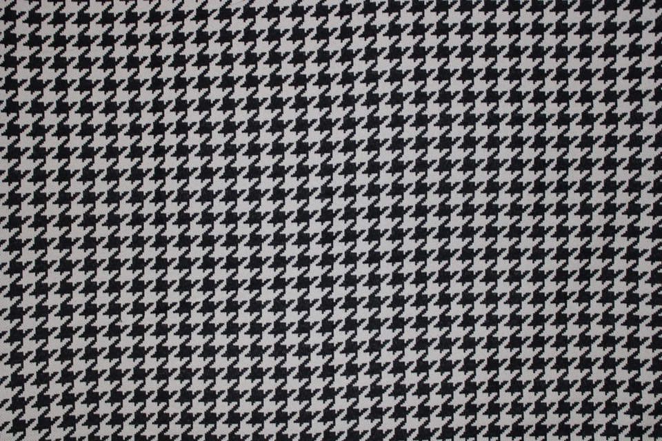 Fabric: Black and White Herringbone Upholstery Fabric .Very Nice Hand - Image 2 of 3