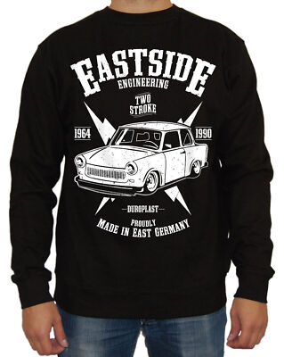 Trabant Eastside Sweater DDR Ostalgie Retro 2Takt Racing Garage Trabant