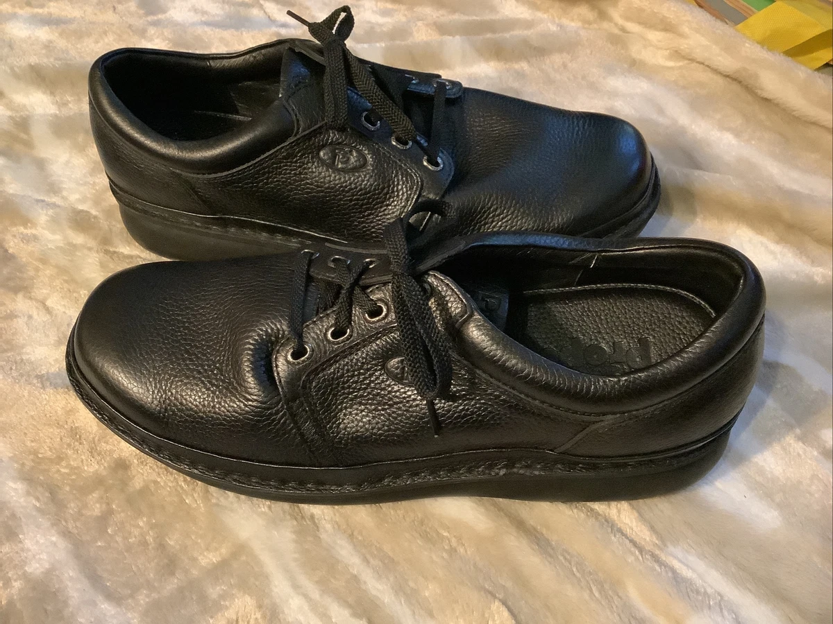 New Size 17 5E EEEEE Propet Villager M4070 Men s Casual Shoe Black Grain Leather