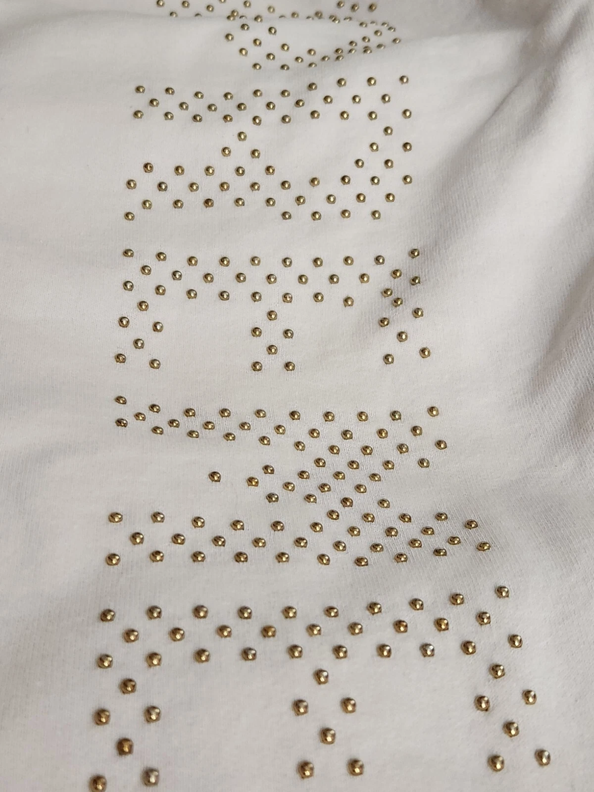 Felpa con cappuccio e borchie SS18 Supreme taglia M media bianca