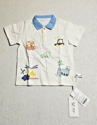 #ad #ad Little Cat Color Contrast Polo Shirt Kids Size 4 5T $7.99