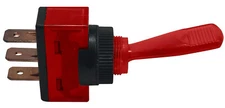 4 Pcs Red Plastic Toggle Switch - 3 Pin Rocker Switch 12V 20A SPST Car/Boat -USA