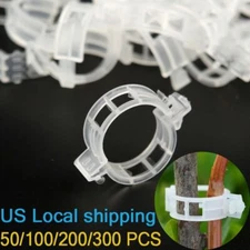 100/300Pcs Tomato and Veggie Garden Plant Support Clips Trellis Twine Greenhouse