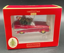 Spode Bringing Home The Christmas Tree Red Car Ceramic NIB Convertible 2023