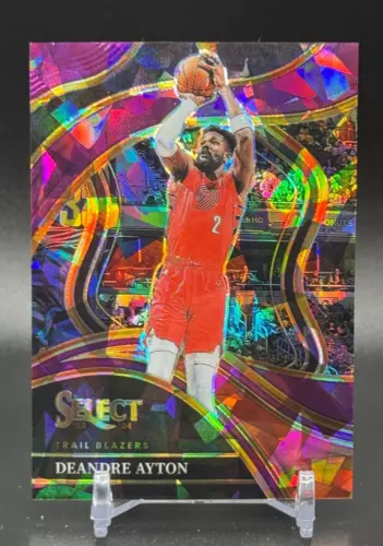 2023-24 Panini Select - Courtside DeAndre Ayton #211 Purple Ice Prizm /99