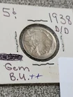 1938 D / D Buffalo Nickel Gem BU++