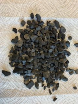 BIO-CHAR, Raw Screened to COARSE. 2 Lb. bag + charging nutrient bag