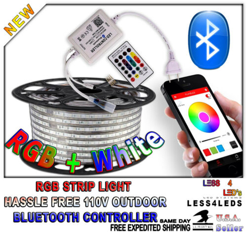 64ft 110 - 120V Led Strip Light RGB +W LED Light Flex Outdoor Holiday WIFI Ready - Picture 6 of 8