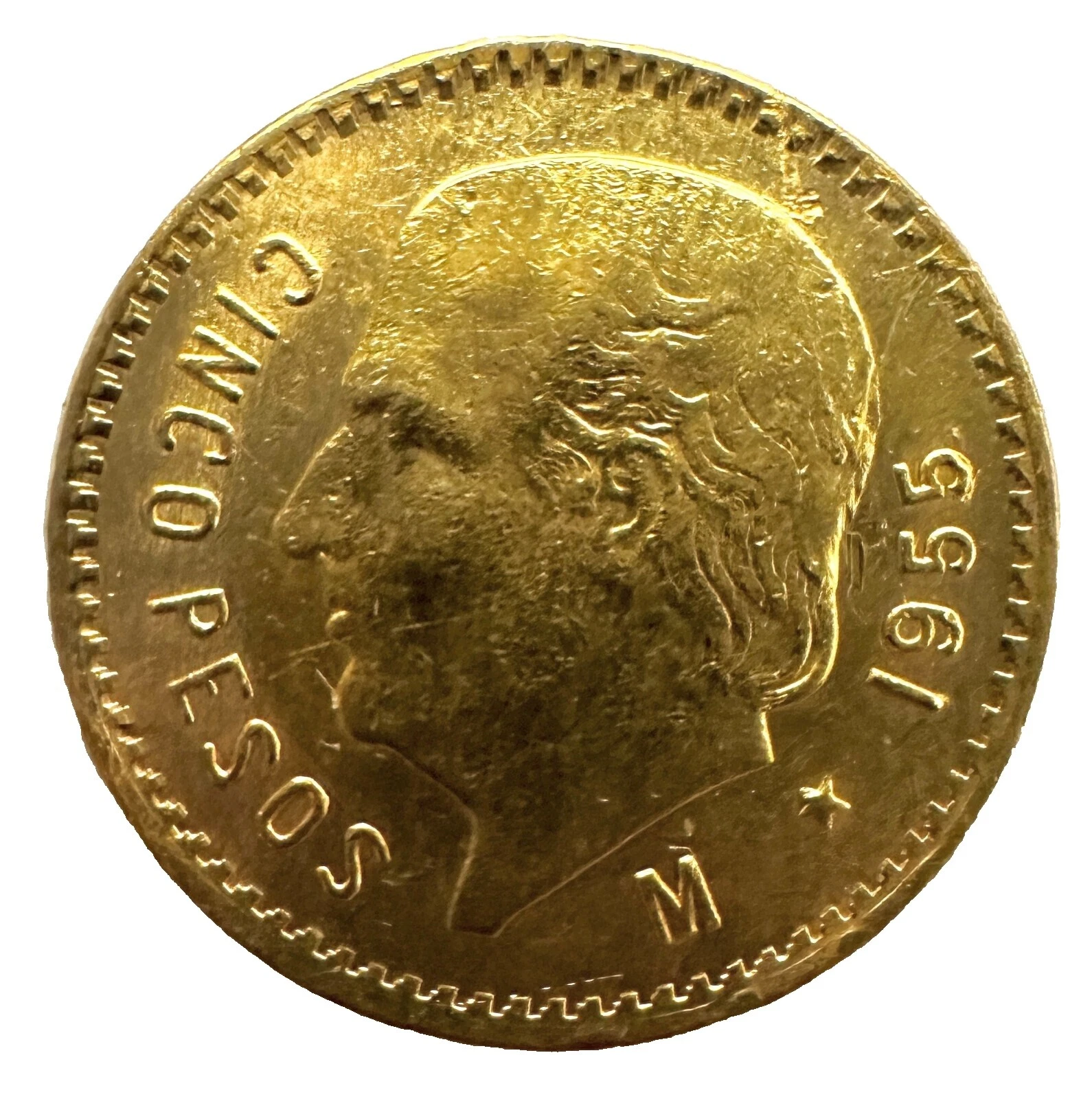 Gold 1955 Mexican Coins