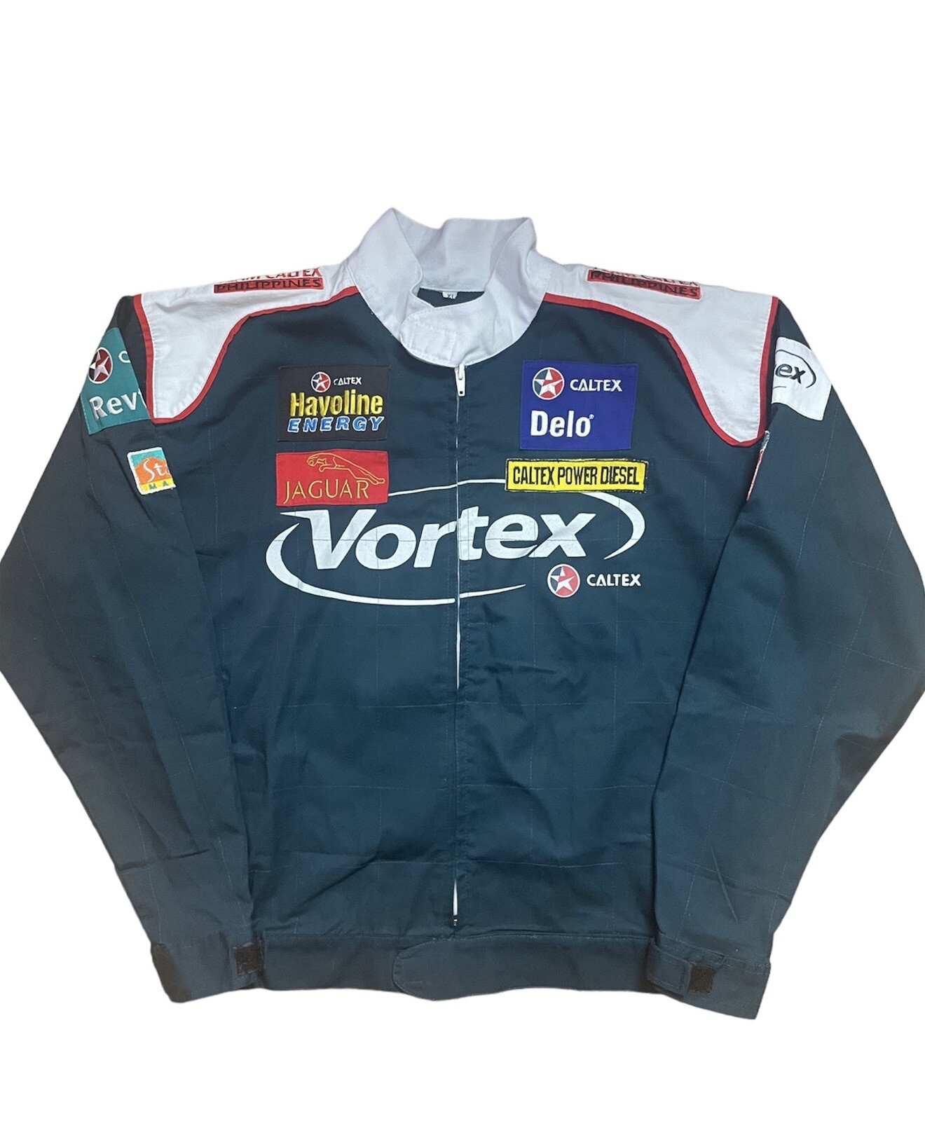 Vintage Rare Philippines Caltex Racing Jacket Size Medium/Large | eBay