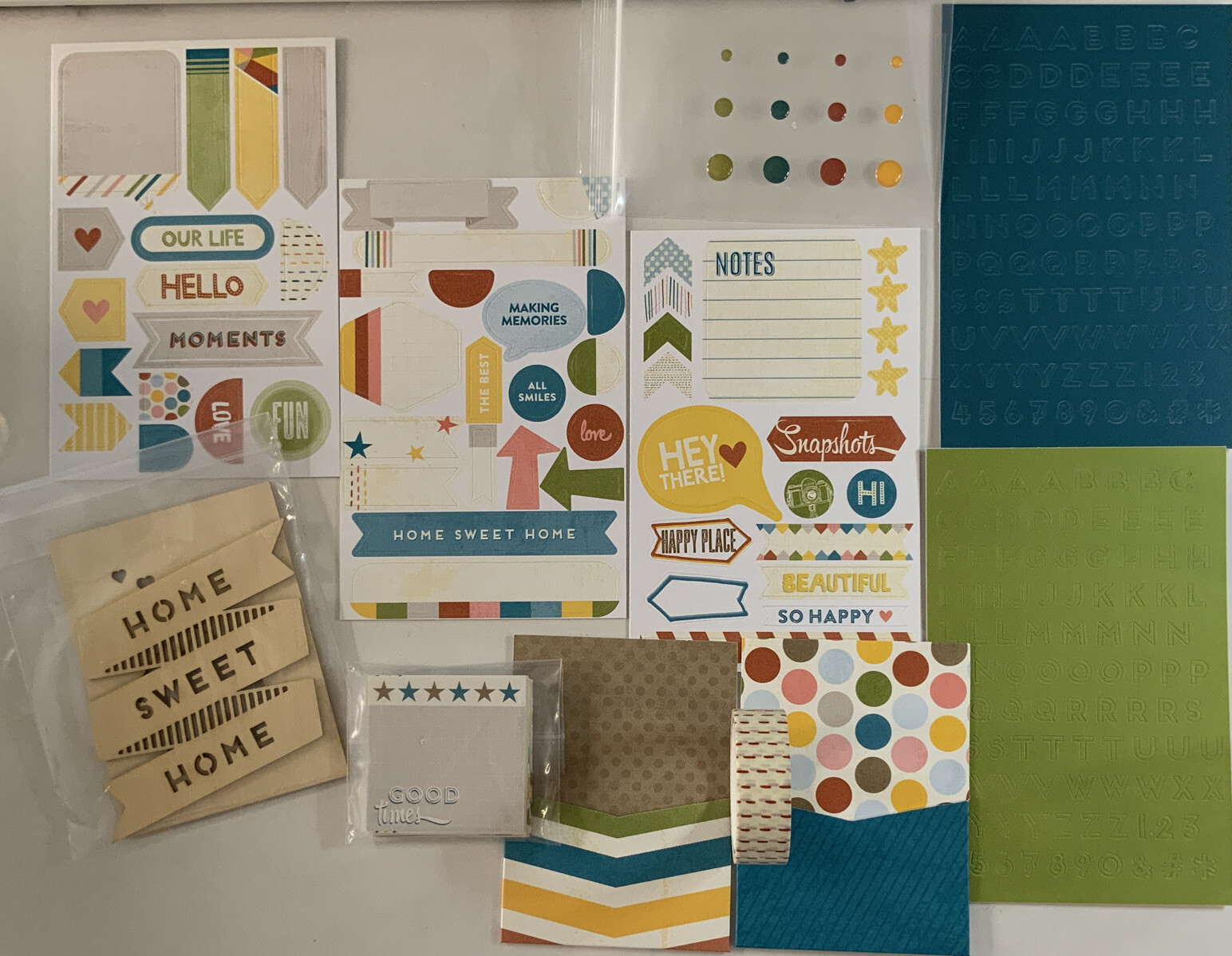 Project Life Cards Stampin Up HAPPY TIMES 2015 Accessory Pack Scrapbooking Paper