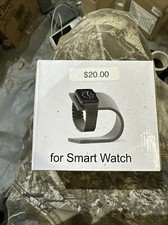 1Pc Smart Watch Charging Stand Cable Hole Charging Bracket Phone Holder