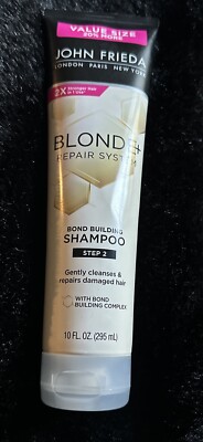 John Frieda Blonde+ Repair System Bond Building Shampoo 10 Oz Step 2 Hair Care
