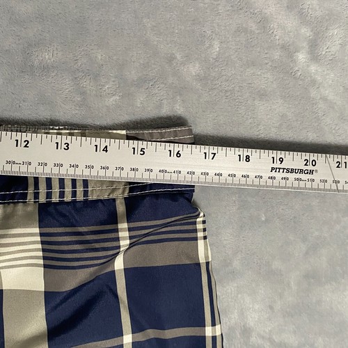 SEATTLE SEAHAWKS Board Shorts Men XL Blue Plaid Pocket NFL Logo Drawstring Lined - Picture 8 of 11