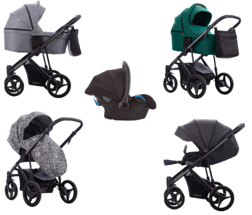 3IN1 BETTO PASCAL STROLLER many colors to choose from BEBETTO-