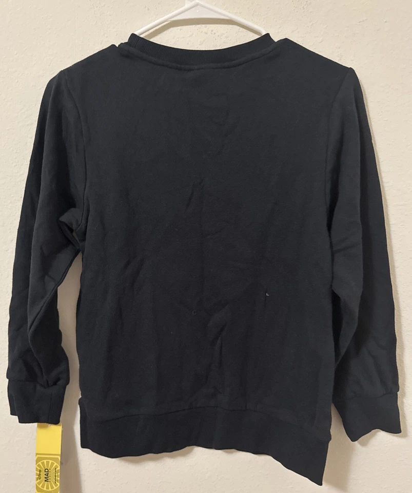 Disney MAD Engine STAR WARS unisex Glow In The Dark Sweatshirt Black Medium NWT - Image 4 of 4