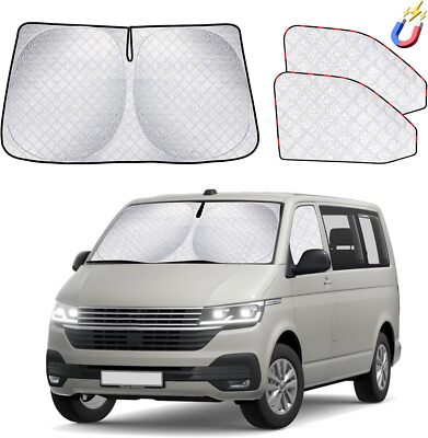 ZATOOTO Sonnenschutz Auto Frontscheibe passend für VW T5 T6 3PCS Thermomatte