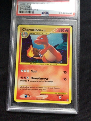 Pokemon Cards: Stormfront Secret Rare Holo: Charmeleon 102/100 PSA 9 - Picture 2 of 6