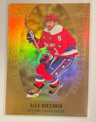 2019 Tim Hortons Collector's Series Gold Etchings Alex Ovechkin Alexander #GE-8