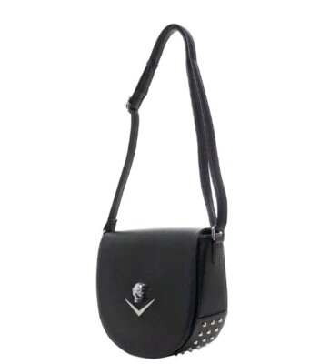 Rare Lux de Ville Elvira Mistress of the Dark BLACK Small Saddle