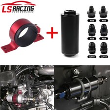 100 Micron Inline Fuel Filterpetrol Filterbracket An6an8an10 New 100 Micron Inline Fuel Filterpetrol Filterbracket An6an8an10 New