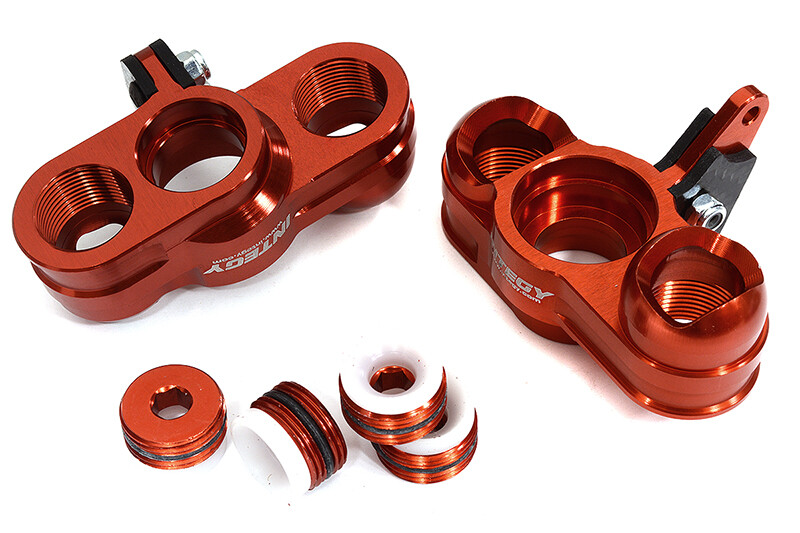 hama1123★ Red Billet Machined Steering Knuckles for Arrma 1/7 Limitless All