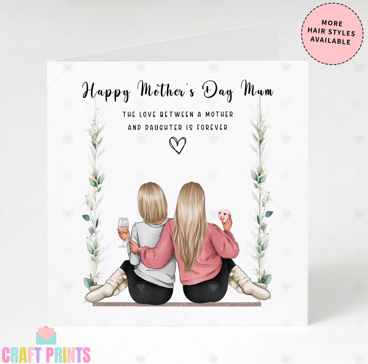 Happy Mothers Day Card From Daughter To Our Daughter On Her First