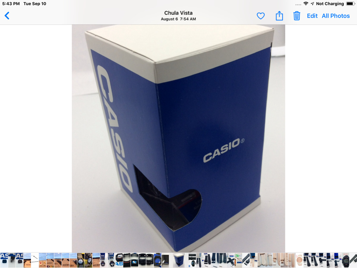 CASIO DW-6600G-9V G-Shock BAND & BEZEL Gasket Box DW-6900G-1V DW-6900G-1V(3230)