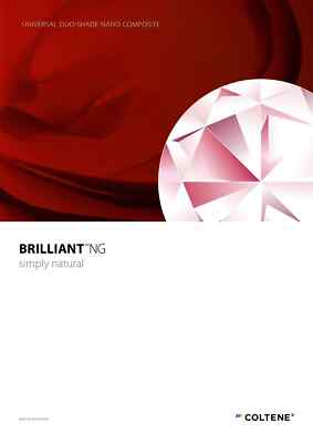 COLTENE BRILLIANT NG UNIVERSAL COMPOSITE RESIN KIT3 x 4g Tube 1One Coat Bond  SL
