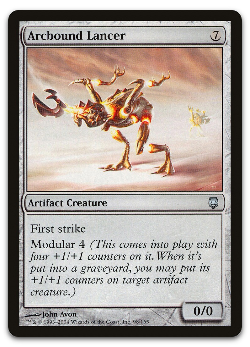 Arcbound Lancer #98 (LP) Darksteel DST Magic MTG