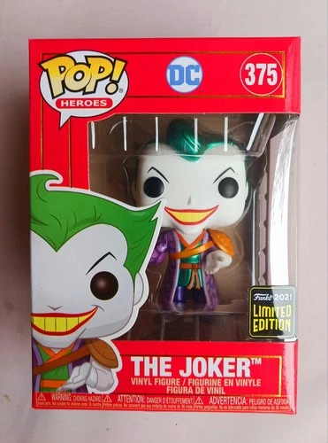 Funko Pop! DC Heroes The Joker #375 Imperial Palace Metallic 2021 LE 3,500 PCS