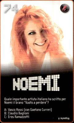 card Esselunga StarZone # 74 Noemi