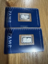 Pamp Fortuna 5 Gram Platinum Bar In Assay 2488.28 per troy oz
