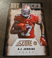 2012 Score - Hot Rookies A.J. Jenkins #9 (RC)