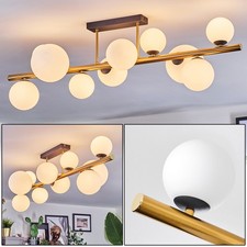 HOFSTEIN Chehalis Deckenleuchte Kugelleuchte Lampe Wohnzimmer Deckenlampe Weiß